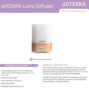Doterra Lummo Diffuser